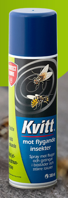 Kvitt Spray Mot flygande insekter