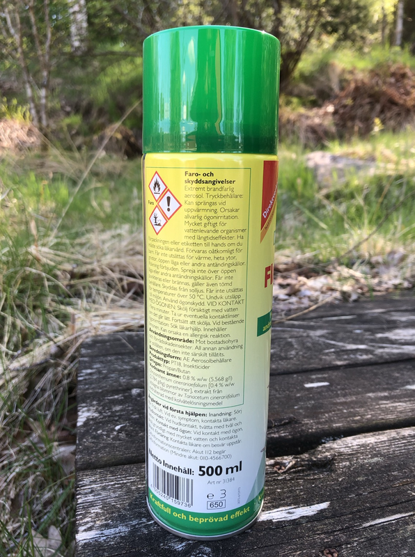 Spray mot flugor