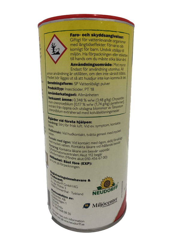 Bek&auml;mpningsmedel mot myror 500 g