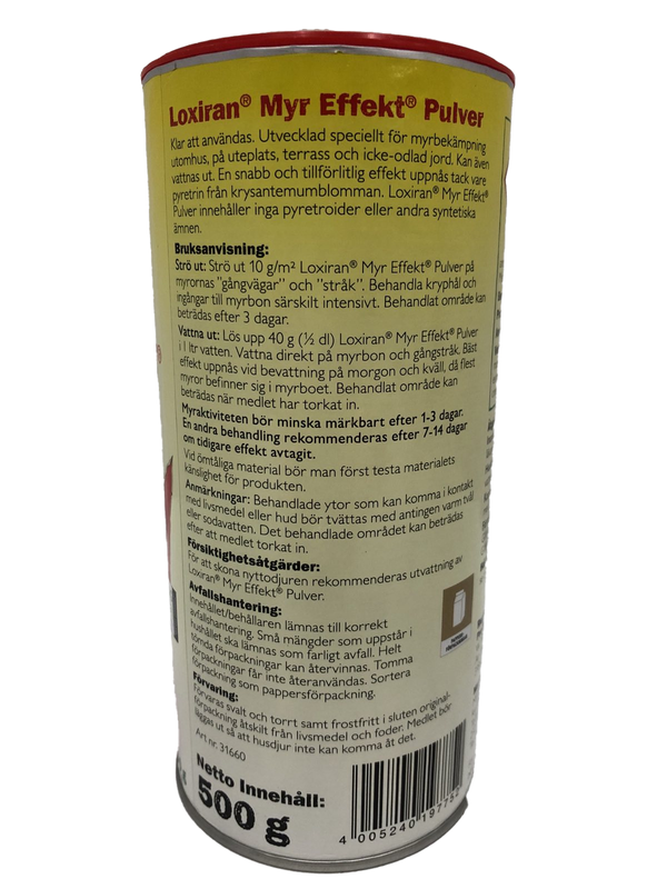 Bek&auml;mpningsmedel mot myror 500 g