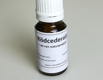 rödcederolja