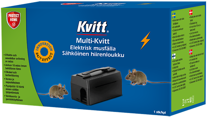 Musfälla Multikvitt