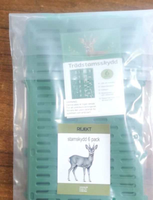 Tr&auml;dstamsskydd 6 pack &ndash; skydd mot hare och r&aring;djur