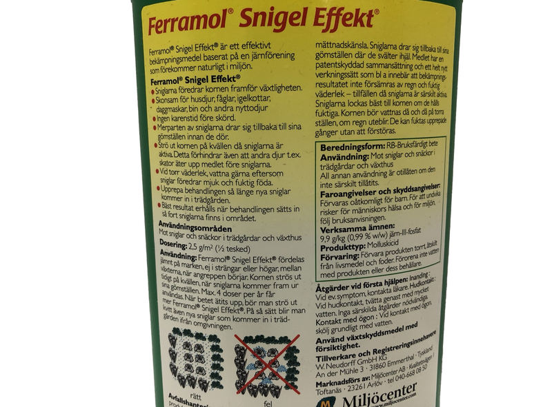 Bek&auml;mpningsmedel mot m&ouml;rdarsniglar