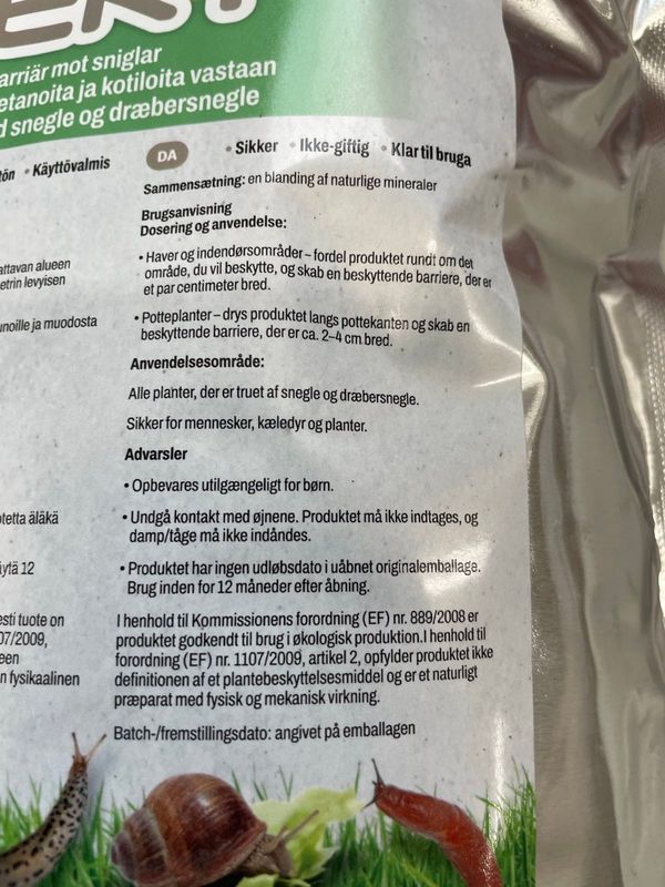 Produktbild för Naturlig barriär mot sniglar