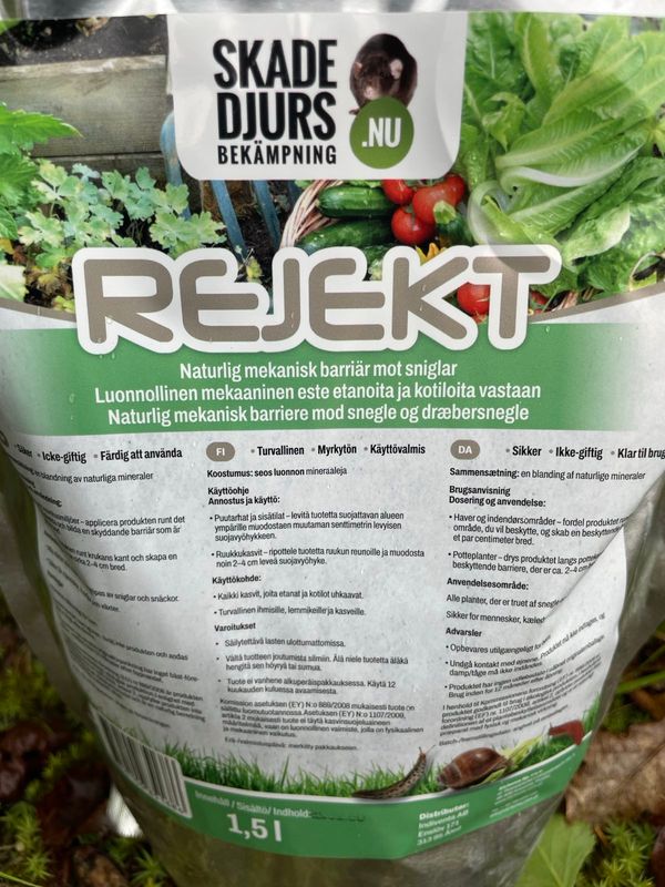 Produktbild för Naturlig barriär mot sniglar